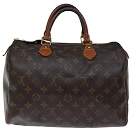 Louis Vuitton-Louis Vuitton Monogram Speedy 30 Hand Bag M41526 LV Auth 71260-Monogram