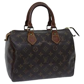 Louis Vuitton-Louis Vuitton Monogram Speedy 25 Hand Bag M41528 LV Auth 71377-Monogram