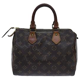 Louis Vuitton-Louis Vuitton Monogram Speedy 25 Hand Bag M41528 LV Auth 71377-Monogram