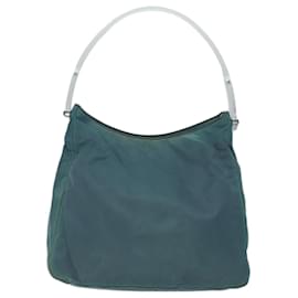 Prada-PRADA Shoulder Bag Nylon Green Auth 72004-Green