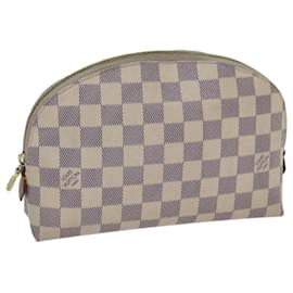 Louis Vuitton-LOUIS VUITTON Pochette Damier Azur Pochette Cosmetic GM N23346 LV Aut 70713-Altro