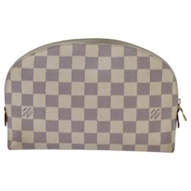 Louis Vuitton-LOUIS VUITTON Pochette Damier Azur Pochette Cosmetic GM N23346 LV Aut 70713-Altro