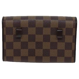 Louis Vuitton-LOUIS VUITTON Damier Ebene Pochette Florentine Waist Bag N51856 LV Auth am6004-Other