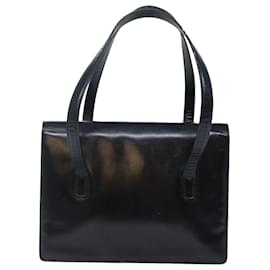 Gucci-GUCCI Shoulder Bag Leather Outlet Black Auth bs13630-Black