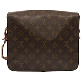 Louis Vuitton-LOUIS VUITTON Monogram Cartouchiere GM Shoulder Bag M51252 LV Auth 70510-Monogram