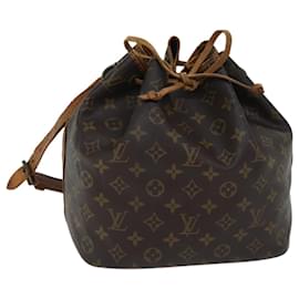 Louis Vuitton-LOUIS VUITTON Monogram Petit Noe Shoulder Bag M42226 LV Auth 71092-Monogram