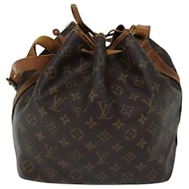 Louis Vuitton-LOUIS VUITTON Monogram Petit Noe Shoulder Bag M42226 LV Auth 71092-Monogram