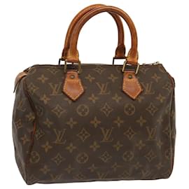 Louis Vuitton-Louis Vuitton Monogram Speedy 25 Hand Bag M41528 LV Auth yk11721-Monogram
