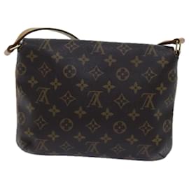 Louis Vuitton-LOUIS VUITTON Monogram Musette Tango Short Strap Shoulder Bag M51257 Auth FM3314-Monogram