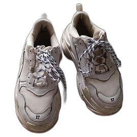 Balenciaga Sneaker Weiß Gummi Größe 37 Weiß