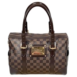 Louis Vuitton-Louis Vuitton Berkeley leather handbag-Brown