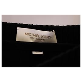 Michael Kors-Michael Kors Collection Knitted Dress in Black Wool-Black