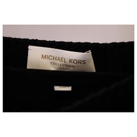 Michael Kors-Robe tricotée de la collection Michael Kors en laine noire-Noir