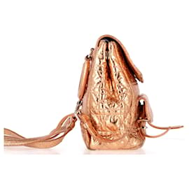 Dior-Dior Stardust Backpack in Gold Leather-Metallic