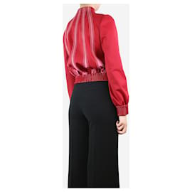 Valentino-Veste de survêtement courte rouge foncé - taille UK 8-Rouge