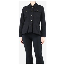 Frame Denim Frame Black peplum denim jacket - size M Black