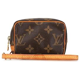 Louis Vuitton-Louis Vuitton Brown Monogram Trousse Wapity-Marrone