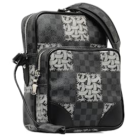 Louis Vuitton-Louis Vuitton Negro x Christopher Nemeth Damier Grafito Amazone-Negro