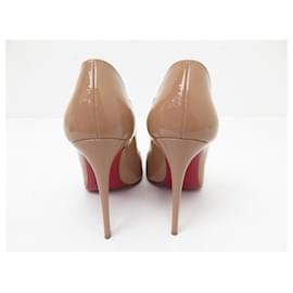 Christian Louboutin-NEW CHRISTIAN LOUBOUTIN HOT CHICK SHOES 37 PATENT LEATHER PUMPS SHOE-Other