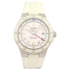 Breitling-BREITLING SUPEROCEAN GMT A WATCH32380 steel 41MM AUTOMATIC FULLSET WATCH-White