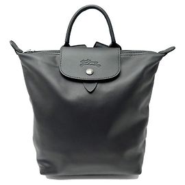 NEW LONGCHAMP S LE PLIAGE XTRA BACKPACK 10209987001 BLACK LEATHER BACKPACK Black