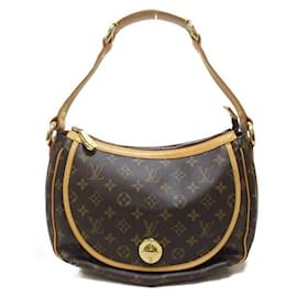 Louis Vuitton-Louis Vuitton Tulum PM Canvas Shoulder Bag M40076 in good condition-Other