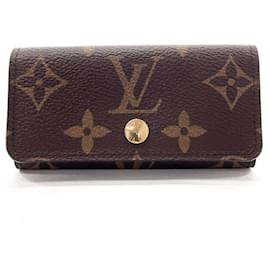 Louis Vuitton-Louis Vuitton Multiclés 4 Porta-chaves em lona porta-chaves M69517 Em uma boa condição-Outro