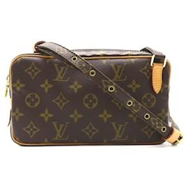 Louis Vuitton-Louis Vuitton Pochette Marly Bandouliere Canvas Shoulder Bag SL0032 in excellent condition-Other