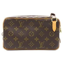 Louis Vuitton-Louis Vuitton Pochette Marly Bandouliere Canvas Shoulder Bag SL0032 in excellent condition-Other