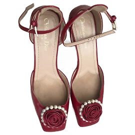 Bailarina Dior Roja en Charol Roja