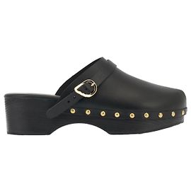 Ancient Greek Sandals Clogs Black
