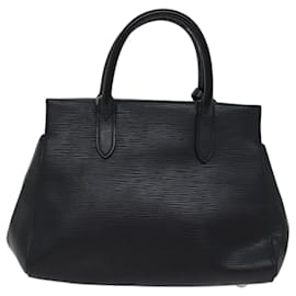 Louis Vuitton-LOUIS VUITTON Epi Marley BB Sac à main Noir M94622 Auth LV 71453-Noir