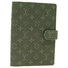 Louis Vuitton-LOUIS VUITTON Mini Agenda PM Tagesplaner-Umschlag TST Khaki R20911 LV Auth ar11682-Andere