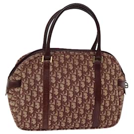 Christian Dior-Christian Dior Trotter Sac à main en toile Rouge Auth 71326-Rouge