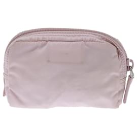 Prada-PRADA Pochette Nylon Rose Auth ar11679-Rose