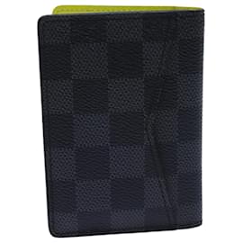 Louis Vuitton-LOUIS VUITTON Damier Graphite Organizer De Poche Card Case N63143 LV Auth 70941-Damier ebene