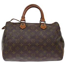 Louis Vuitton-Louis Vuitton Monogram Speedy 30 Hand Bag Vintage M41526 LV Auth yk11911-Monogram