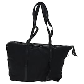 Prada-PRADA Shoulder Bag Nylon Black Auth yk11944-Black