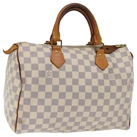 Louis Vuitton-Louis Vuitton Damier Azur Speedy 30 Hand Bag N41533 Auth LV 71286-Autre
