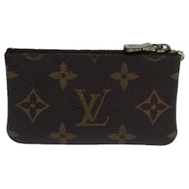 Louis Vuitton-LOUIS VUITTON Monogram Pochette Cles Coin Purse M62650 LV Auth yk11821-Monogram