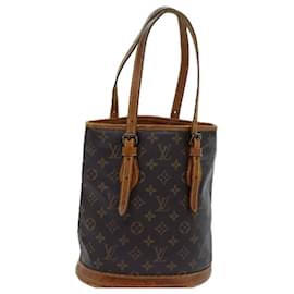 Louis Vuitton-LOUIS VUITTON Monogram Bucket PM Shoulder Bag Vintage M42238 LV Auth ar11675-Monogram