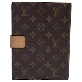 Louis Vuitton-LOUIS VUITTON Monogram Quverture Carnepole Day Planner Cover GI0238 auth 71068-Monogram