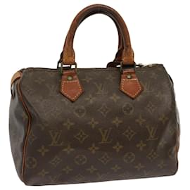 Louis Vuitton-Louis Vuitton Monogram Speedy 25 Hand Bag M41528 LV Auth yk11716-Monogram