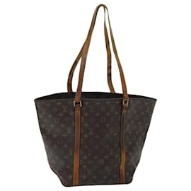 Louis Vuitton-LOUIS VUITTON Monogram Sac Shopping Tote Bag M51108 LV Auth 71393-Monogram