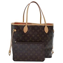Louis Vuitton-LOUIS VUITTON Monogramme Neverfull MM Tote Bag M40156 Auth LV 70859SA-Monogramme