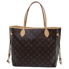 Louis Vuitton-LOUIS VUITTON Monogramme Neverfull MM Tote Bag M40156 Auth LV 70859SA-Monogramme
