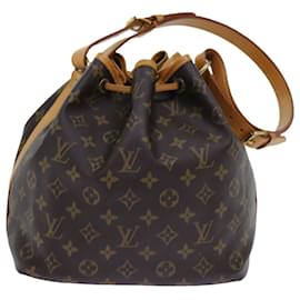 Louis Vuitton-LOUIS VUITTON Monogram Petit Noe Shoulder Bag M42226 LV Auth yk11627-Monogram