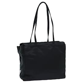 Prada-PRADA Shoulder Bag Nylon Black Auth bs13638-Black
