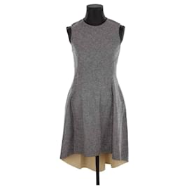 Dior-Vestido de lana-Gris