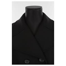 Louis Vuitton-Cappotto di lana-Nero